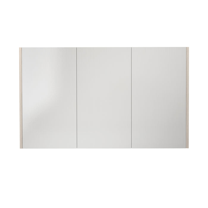Camden Pencil Edge Shaving Cabinet - Coastal Oak 1200x720