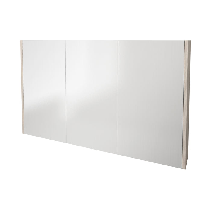 Camden Pencil Edge Shaving Cabinet - Coastal Oak 1200x720