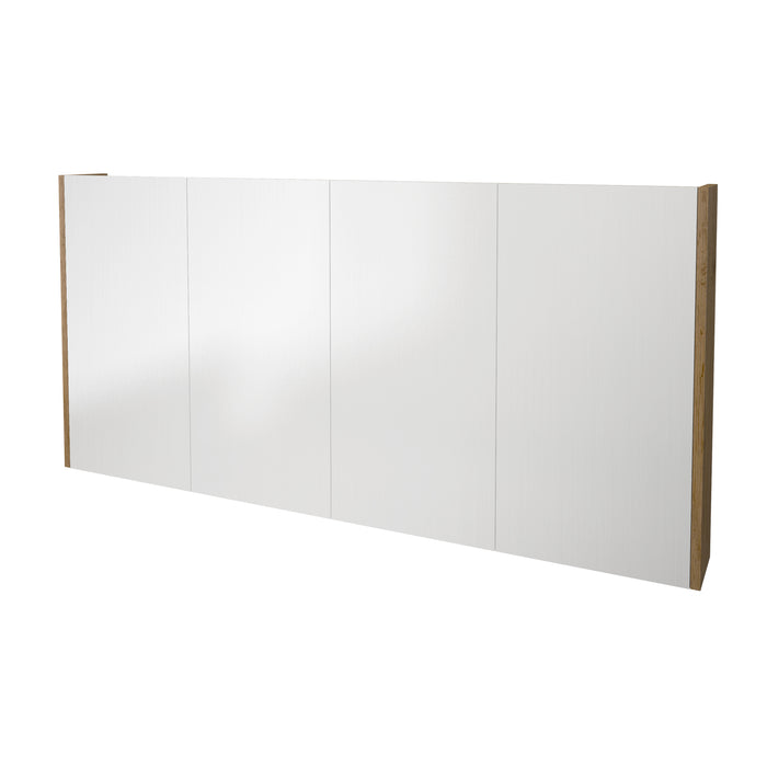 Camden Pencil Edge Shaving Cabinet - Prime Oak 1500x700