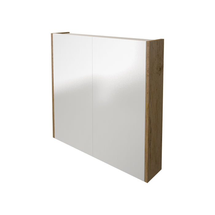 Camden Pencil Edge Shaving Cabinet - Prime Oak 750x720