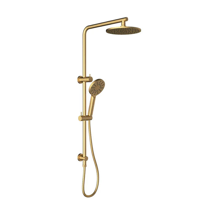 Ruki Wall Basin Mixer Bathroom Package - Brushed Gold