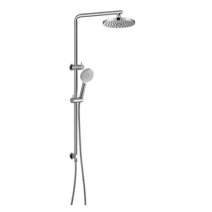 Ruki Wall Basin Mixer Bathroom Package - Brushed Nickel