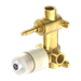 Dolce Shower Mixer With Divertor Separate Back Plate - Gun Metal