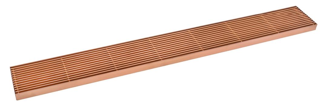 Electroplated Grills Drain No Outlet - Rose Gold