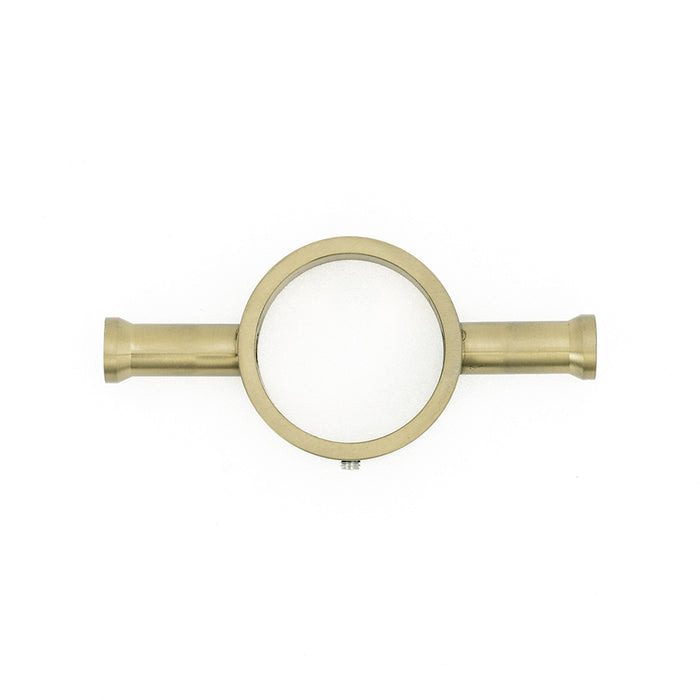 Heated Vertical towel rail 40 x 950mm Brushed Gold