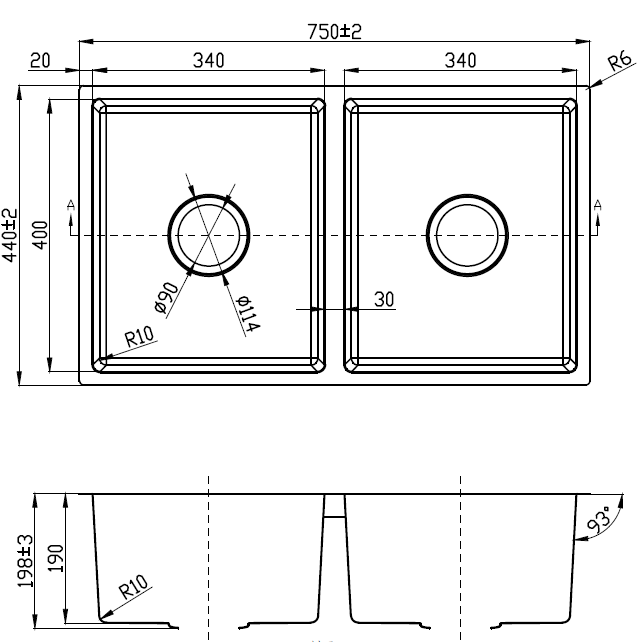 Cora Double Bowl Undermount Sink